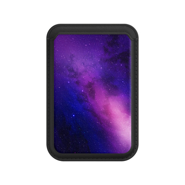 Fuchsia Galaxy - iPhone Leather Wallet