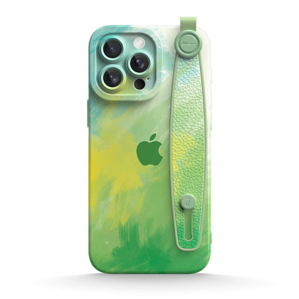 Grass In The Wind - iPhone Wrist Strap Case