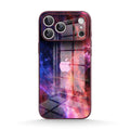 Blue Red Nebula - iPhone Glass Case