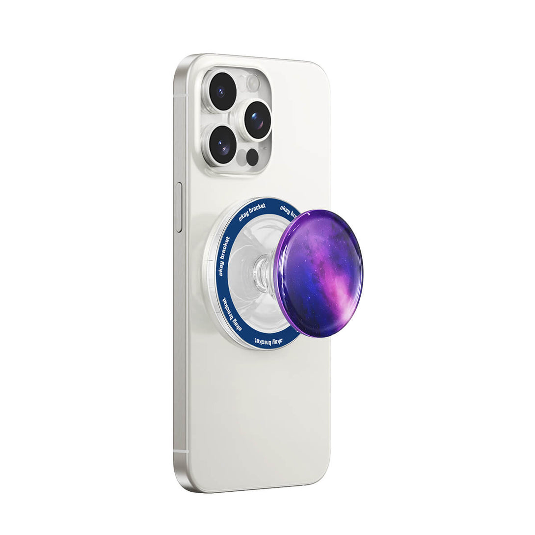 Fuchsia Galaxy - Airbaggreep voor MagSafe