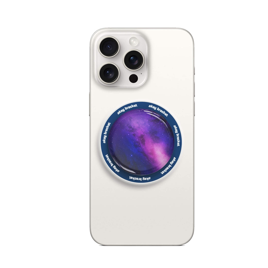 Fuchsia Galaxy - Airbaggreep voor MagSafe