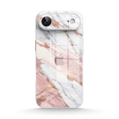 Pink White Jade - iPhone Glass Case