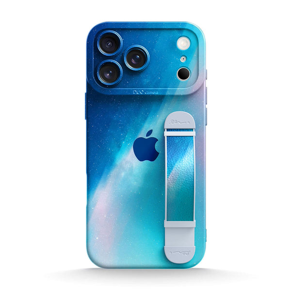 Blue Light Gradient - iPhone Wrist Strap Case