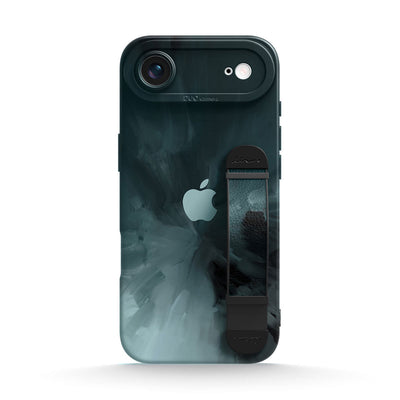 Black Gray - iPhone Wrist Strap Case