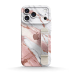 Pink White Jade - iPhone Wrist Strap Case