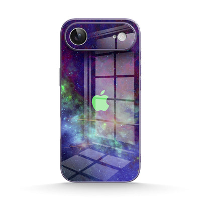 Psychedelic Purple World - iPhone Glass Case