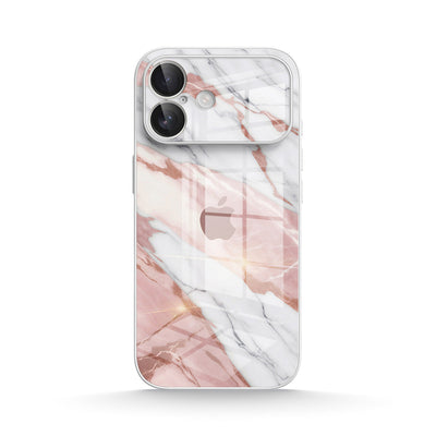 Pink White Jade - iPhone Glass Case