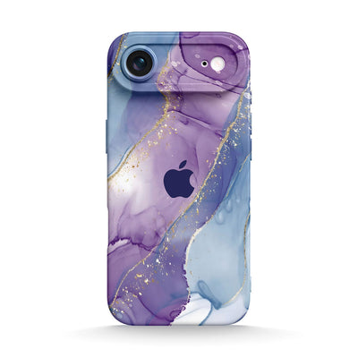 Purple Blue Gilt - iPhone Silicone Case