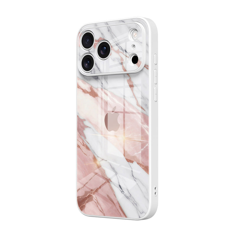 Pink White Jade - iPhone Glass Case