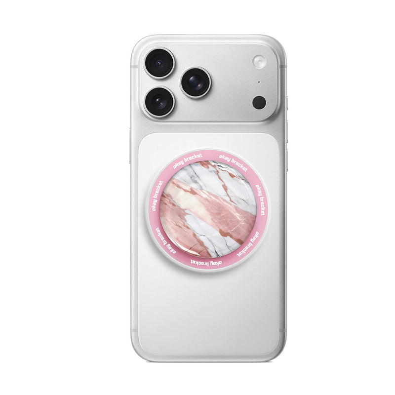 Pink White Jade - MagSafe AirBag Grip
