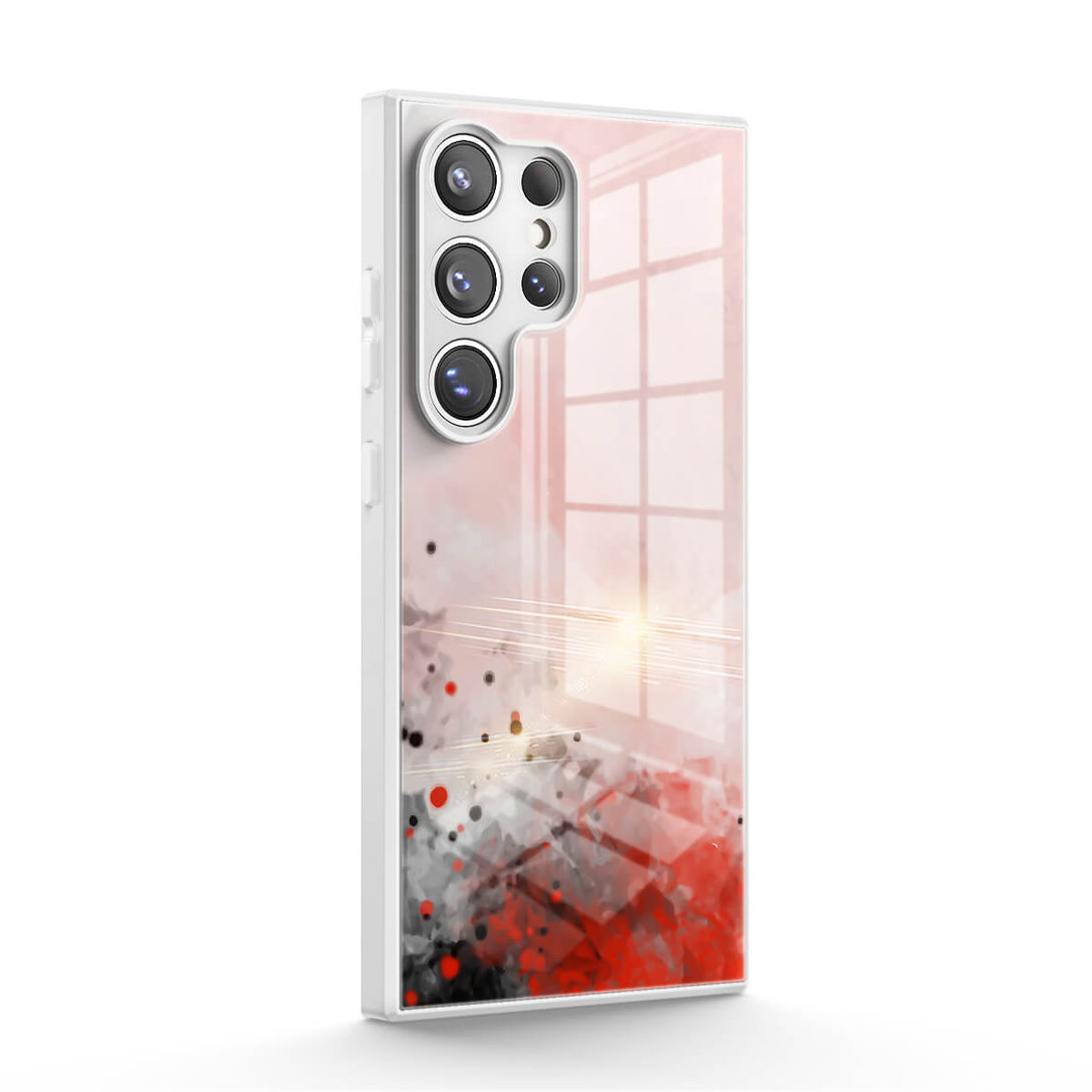 Splash Ink Red - Samsung Case