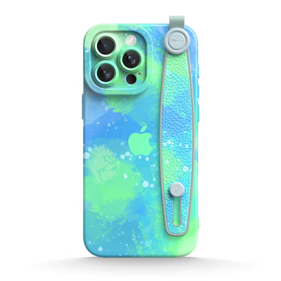 Fluorescent Jellyfish - iPhone Wrist Strap Case