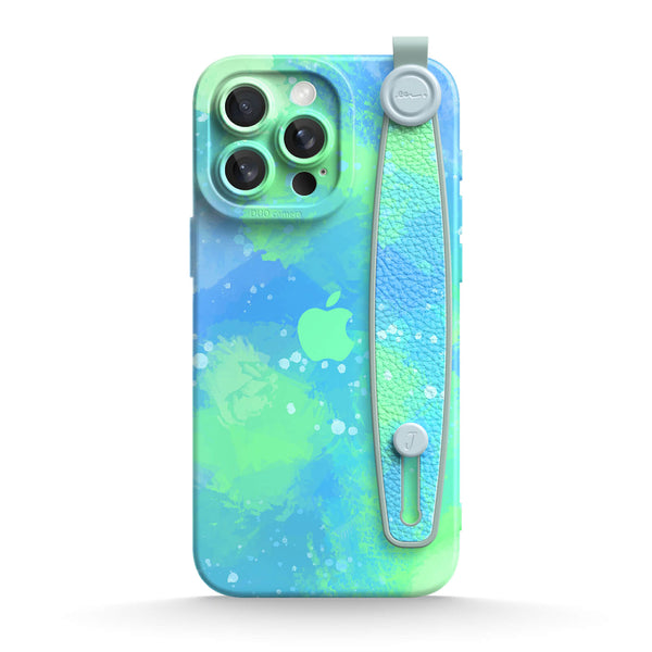 Fluorescent Jellyfish - iPhone Wrist Strap Case