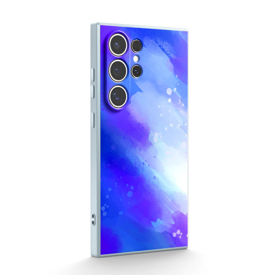 Extreem bevroren blauw - Samsung hoesje