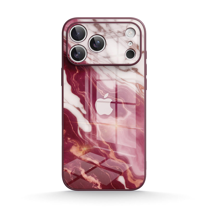 South Red Agate - iPhone Glass Case