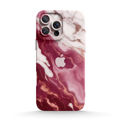 South Red Agate - iPhone Silicone Case