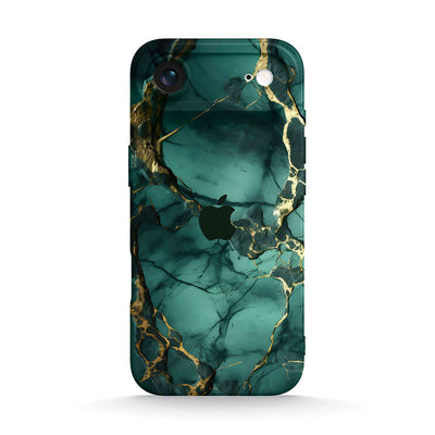 Broken Agate Green - iPhone Silicone Case