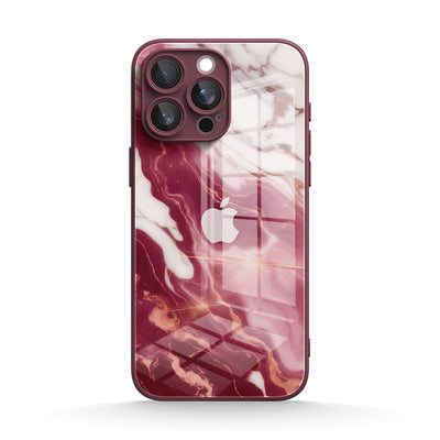 South Red Agate - iPhone Glass Case