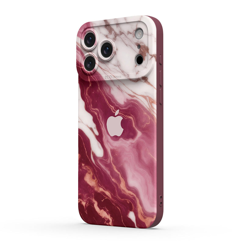 South Red Agate - iPhone Silicone Case