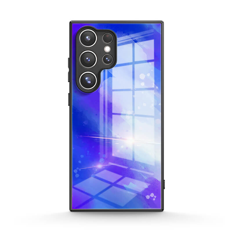 Extreem bevroren blauw - Samsung hoesje