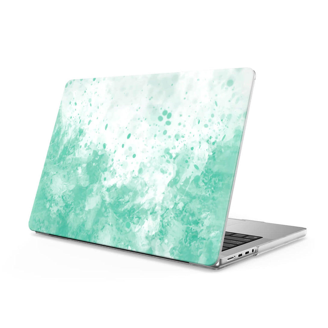 Splash Groen - Macbook Hoesje