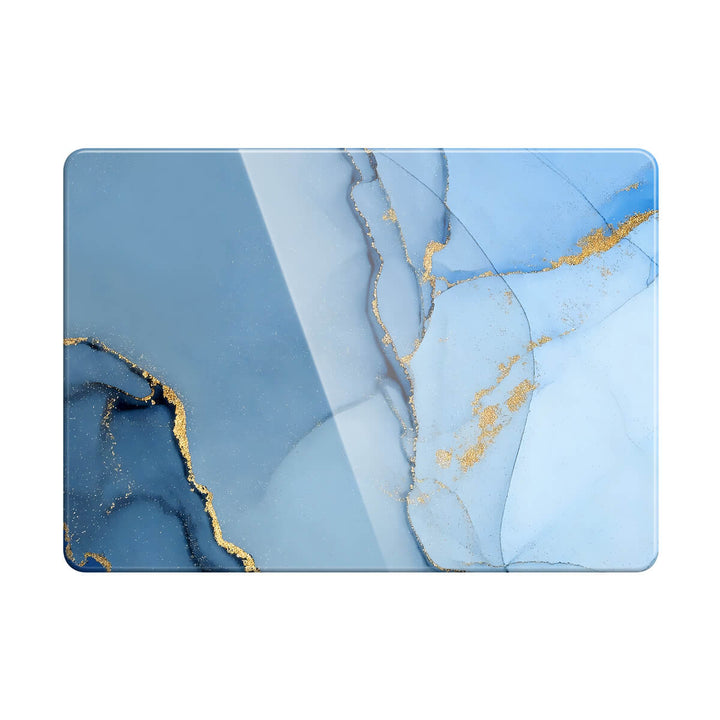 Gold Crack Blue - Macbook Case