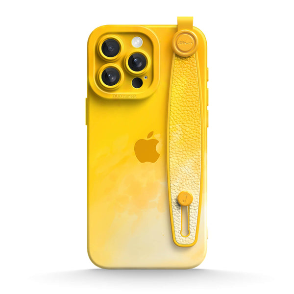 Bright Yellow - iPhone Wrist Strap Case