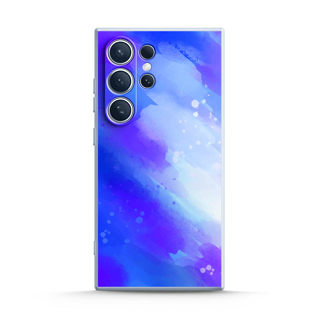Extreem bevroren blauw - Samsung hoesje