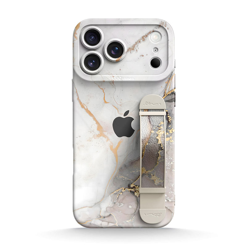Gray Gold Sand - iPhone Wrist Strap Case