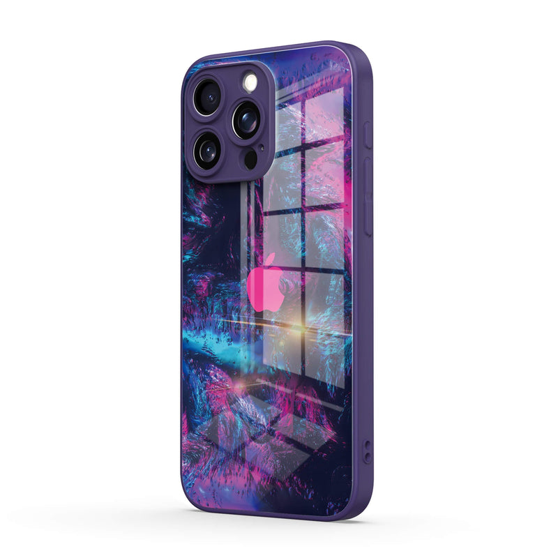 Psychedelic Nebula - iPhone Glass Case