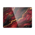 Dark Red Gilt - Macbook Case