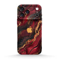Dark Red Gilt - iPhone Silicone Case