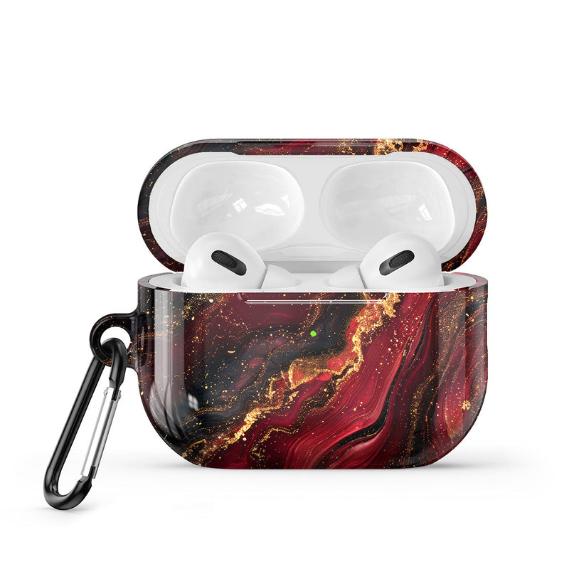 Dark Red Gilt - AirPods Case