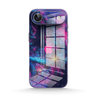 Psychedelic Nebula - iPhone Glass Case