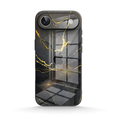 Black Gold Sand - iPhone Glass Case