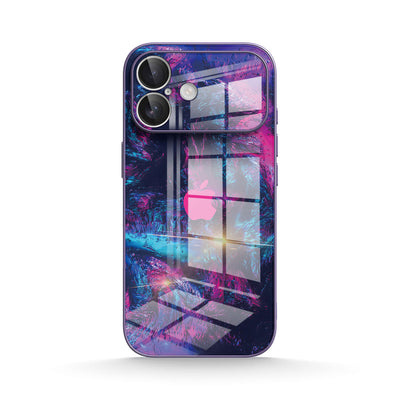 Psychedelic Nebula - iPhone Glass Case