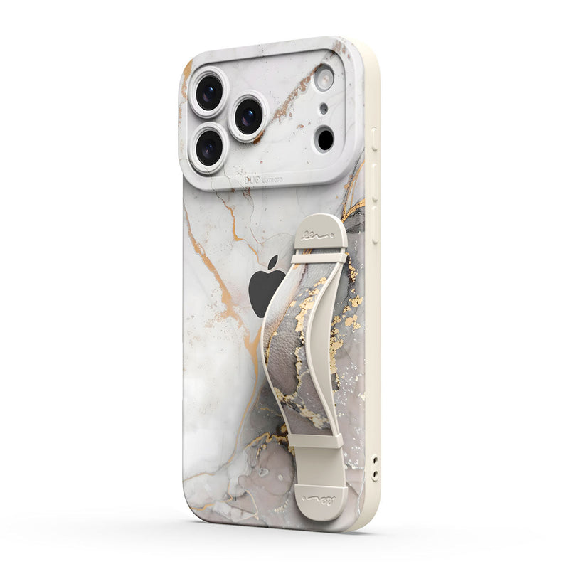 Gray Gold Sand - iPhone Wrist Strap Case