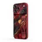 Dark Red Gilt - iPhone Wrist Strap Case