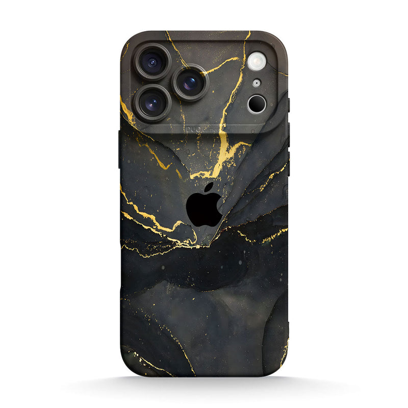 Black Gold Sand - iPhone Silicone Case