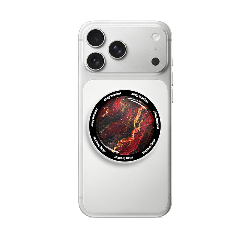 Dark Red Gilt - MagSafe AirBag Grip