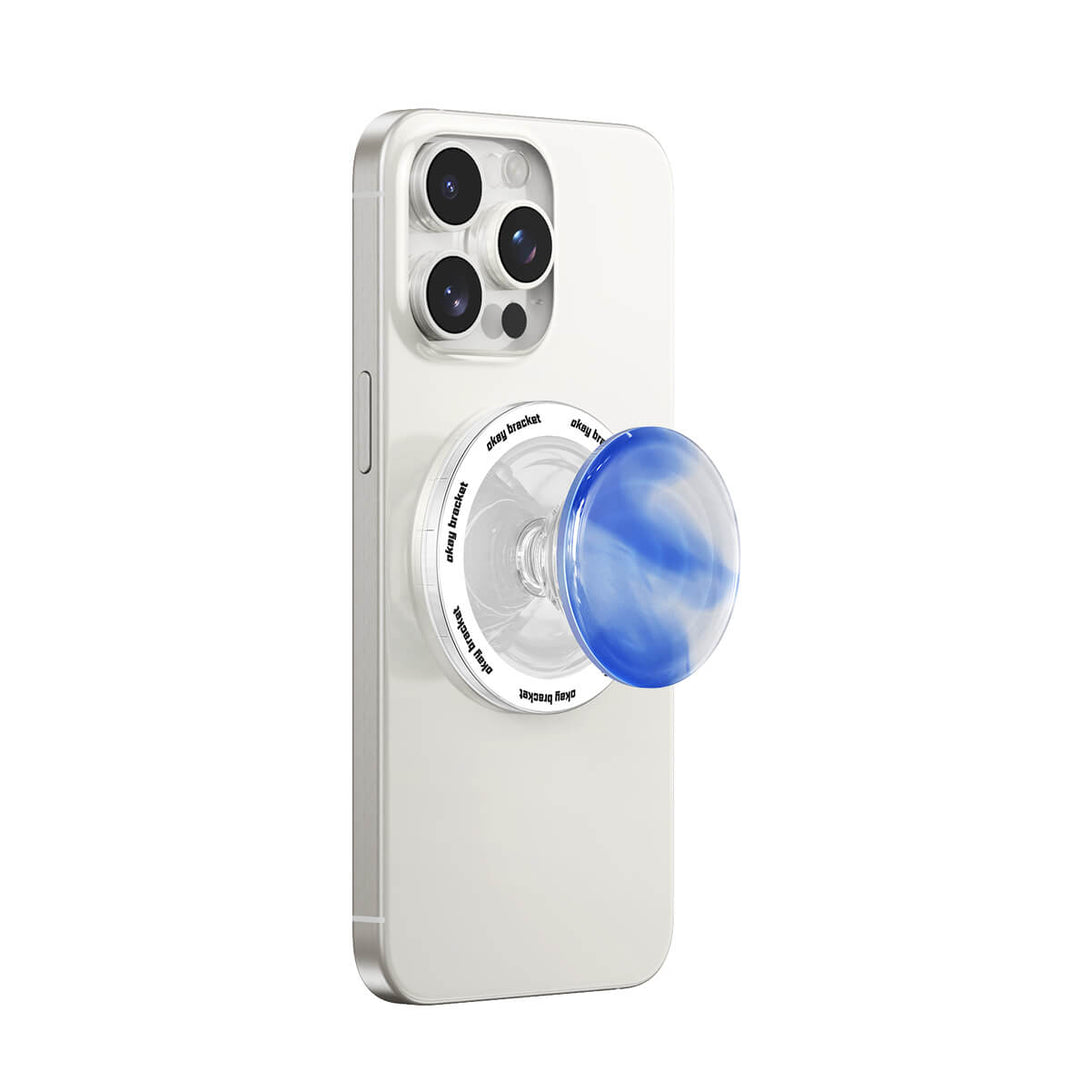Blue White - AirBag Grip For MagSafe