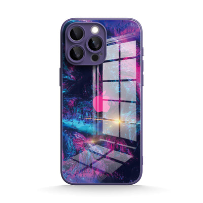 Psychedelic Nebula - iPhone Glass Case