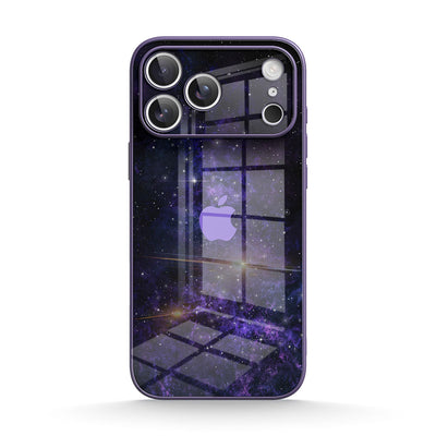 Purple Planet - iPhone Glass Case
