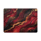 Dark Red Gilt - Macbook Case