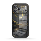 Black Gold Sand - iPhone Glass Case