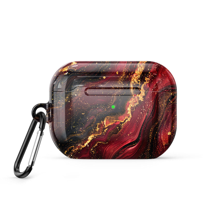 Dark Red Gilt - AirPods Case