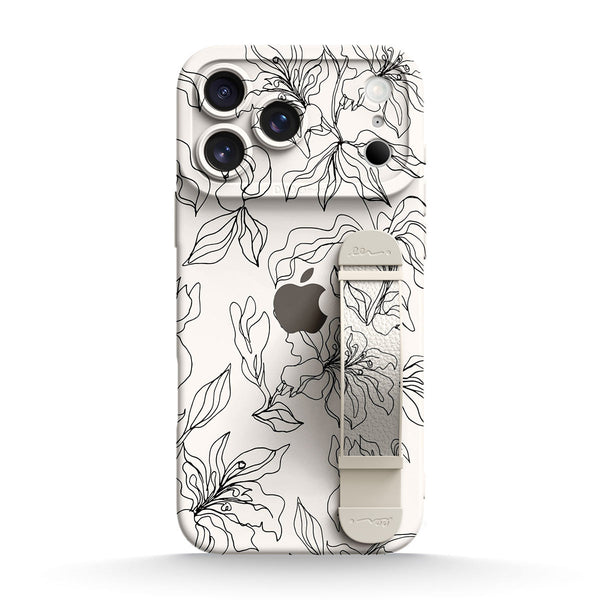 Flower of Purity - iPhone Wrist Strap Case