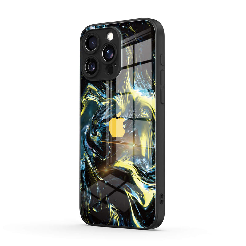 Dark Gold Matter - iPhone Glass Case