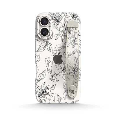 Flower of Purity - iPhone Wrist Strap Case