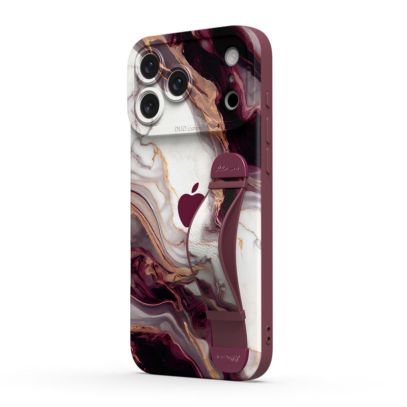 Gilded Plum Purple - iPhone Wrist Strap Case